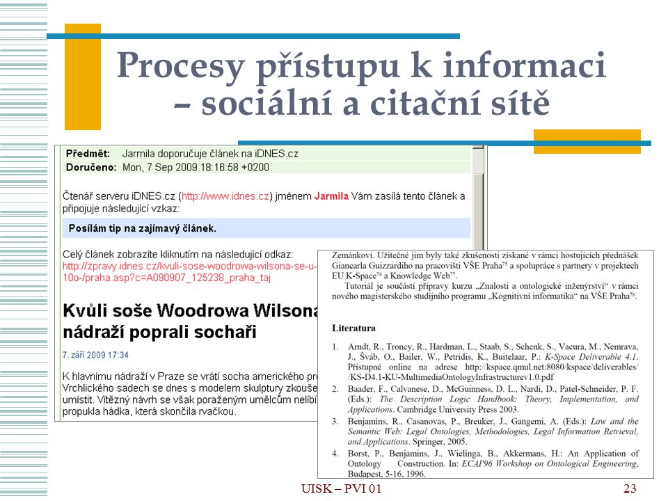 Pořádání a vyhledávání informací ppt stáhnout